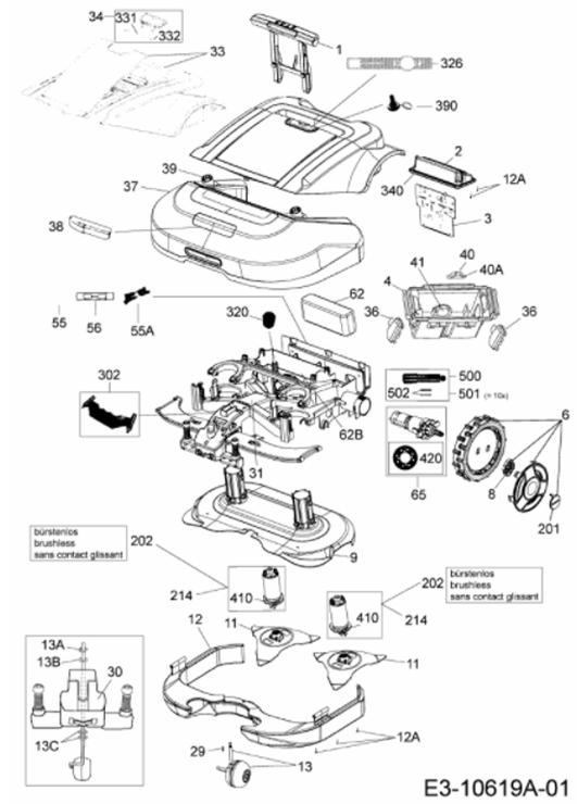 Robomow RS parts