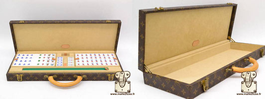 Valise tuiles de Mahjong Louis Vuitton game chinois 