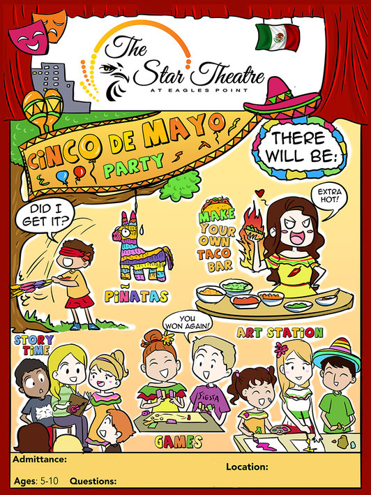 cartoon flyer commission, humor flyer, poster commission, flyer commission, cartoon commission
