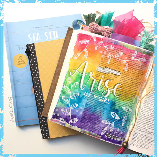 biblejournaling voorbeeld exodus 14 #zomerleesplanstastil