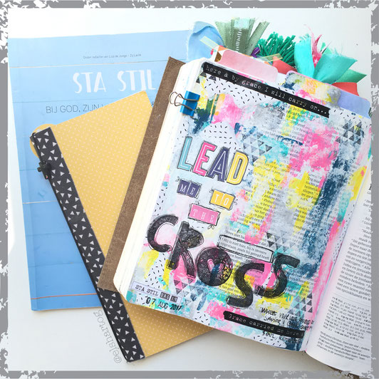 biblejournaling voorbeeld exodus 14 #zomerleesplanstastil