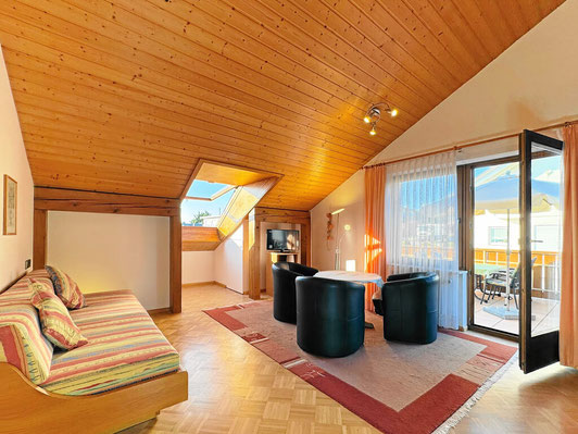 Wohnzimmer für 4 Personen im Ferienhaus