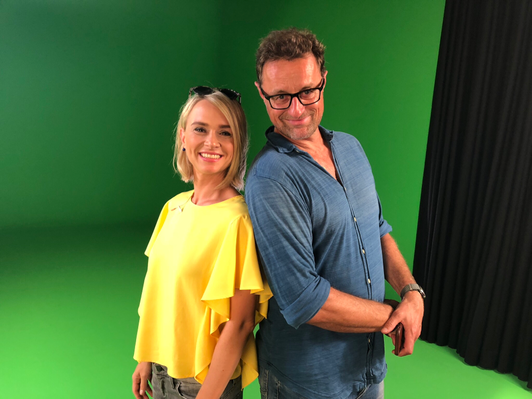 Annett mit Produzent und Regisseur Andreas Knuffmann