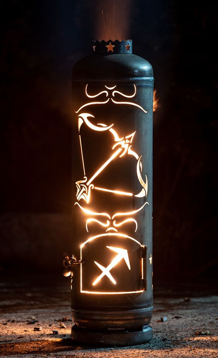 Feuerstelle SCHÜTZE - Feuertonnen, Fackeln, Klopapierfackeln