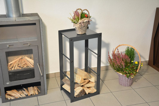 Kaminholzregale, Kaminholzregale Innenbereich - metallmoebel24
