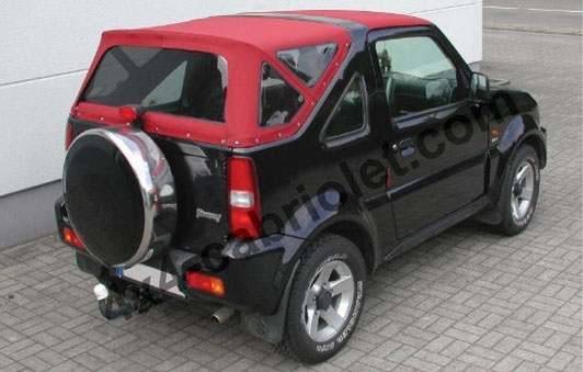 Capote de Suzuki Jimny en tissu alpaga - Capote pour cabriolet et cache