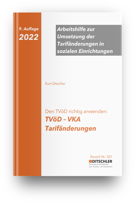 TVÖD-VKA Tarifänderungen Buch - Ditschler