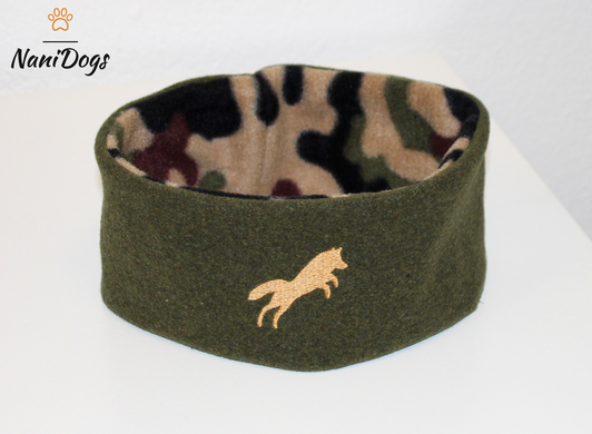 NaniDogs Stirnband Wollvelours - Hundezubehör & Jagdhundeausrüstung