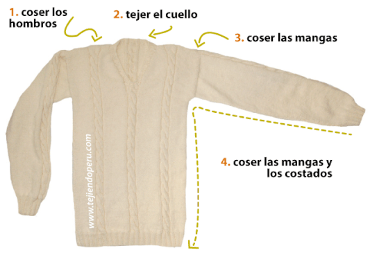 Chompas para tejer para hombres hotsell