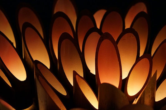 lanterne en bambou - bamboo lantern 001 