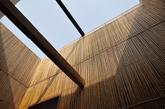 pavilions  bambou  - bâtiments bambou 