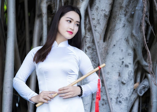 bamboo flute  - flûte en bambou