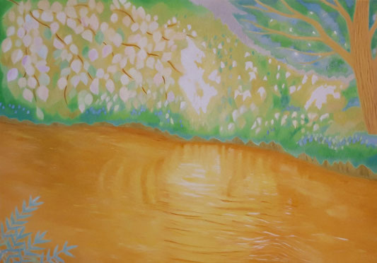 Gelbe Hymne 70x50cm
