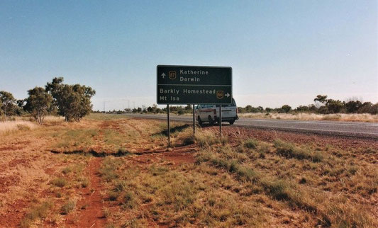 Auf dem Stuart Highway