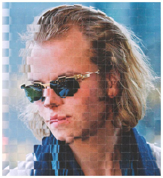 Papiercollage von Klaus Becker, Kassel