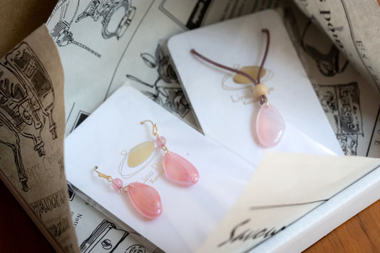 鎌倉の桜貝　アクセサリー　ピアス