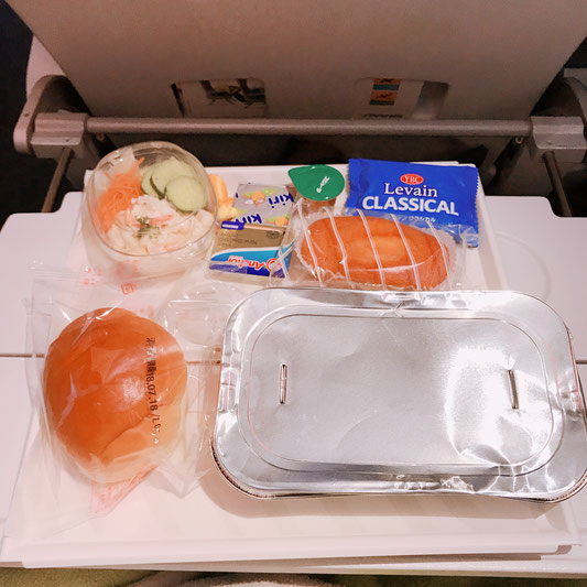 フィンランド航空の機内食その1