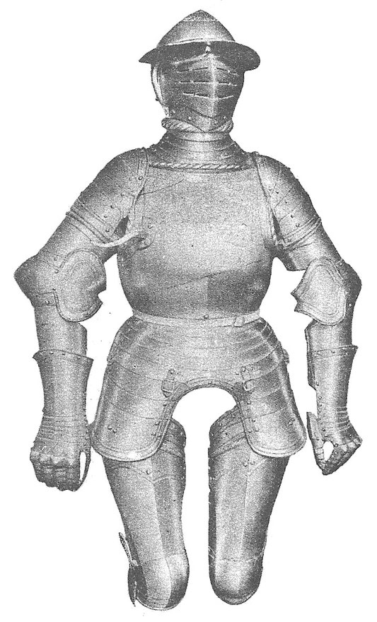 Fig. 2. Wällischer Trabharnisch aus der ersten Hälfte des 16. Jahrhunderts (1540—1560). Kat.-Nr. 968.