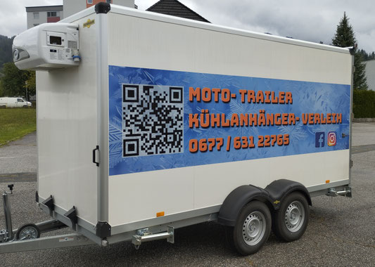Kühlanhänger 4,12x1,73x1,90 / 3000 kg mieten