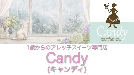 新潟市江南区のお菓子屋 Candy（キャンディ）　 アレルギー対応のおやつ