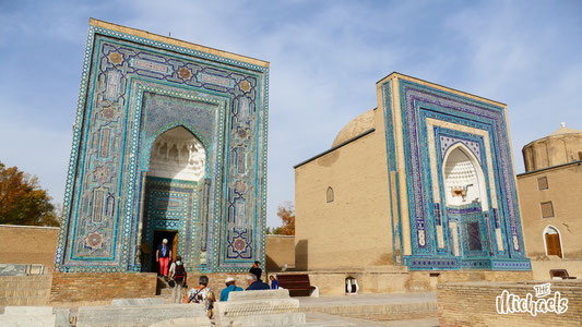 The Michaels, Seidenstrasse Usbekistan, Samarkand Seidenstrasse, Registan, Mit dem Auto nach Usbekistan, Usbekistan Rundreise