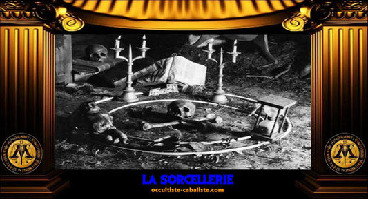 La sorcellerie désigne l'ensemble des pratiques ésotériques qui visent à agir sur une personne, un animal ou un lieu au moyen de sorts, de rituels ou d'envoûtements. à Montpellier et France entière par Désiré Geoffroy PCS 227C.