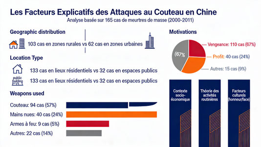 Facteurs explicatifs des attaques au couteau en Chine