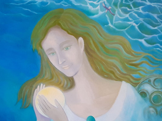 A shining ball 50x40cm