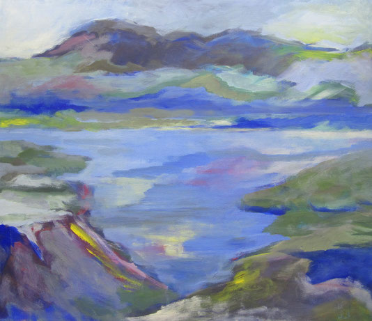 Bergsee– Acryl auf Leinwand – 60x80 cm – 2013