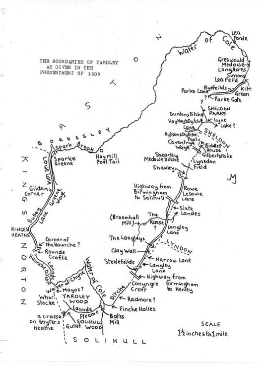 Boundaries in 1609