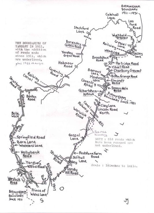 Boundaries 1911 to 1966