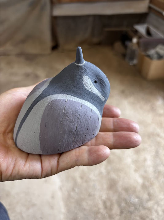 女性陶芸家 ブログ 陶芸作品 笠間焼き 陶芸 野鳥 小鳥 バードウォッチング 自然 シジュウカラ