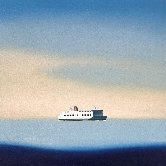 「フェリー,2025」　30×30cm