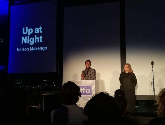 Congolese director Nelson Makengo won Best Short Film Award at IDFA 2019 with Up At Night