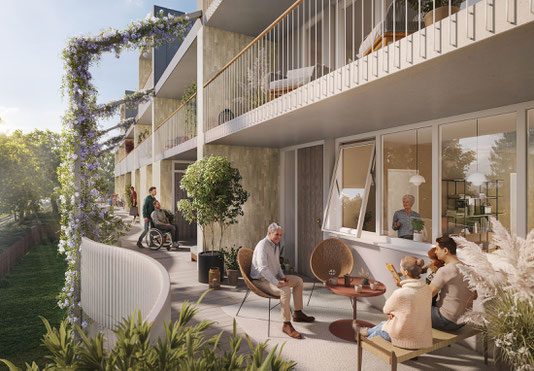 Neues Zentrum Schmalenbeck - Neubau Beispiel Aussenbereich