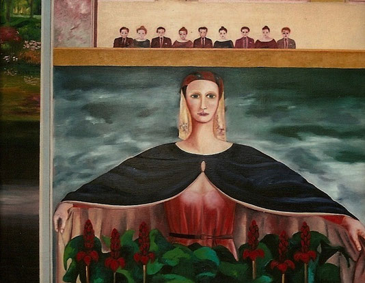 La fausse tentation 8O x 100 cm.