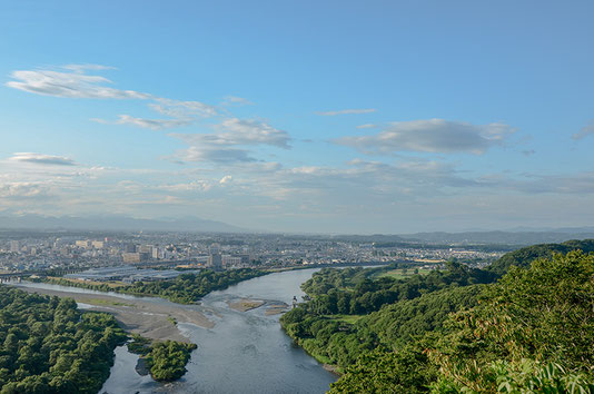 男山展望台からの風景