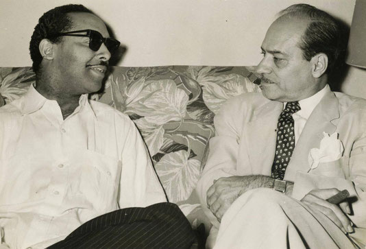 Pérez Prado y Don Galaor - La Habana, 1954.