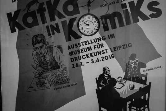 Plakat zur Ausstellung in Leipzig