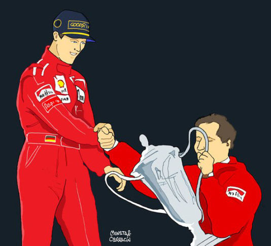Michael Schumacher by Muneta & Cerracín