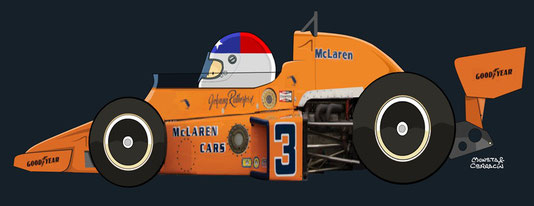 Johnny Rutherford by Muneta & Cerracín