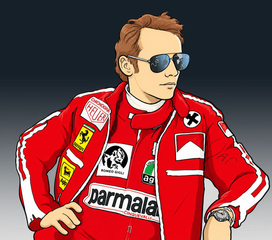 Andreas Niklaus Lauda by Muneta & Cerracín
