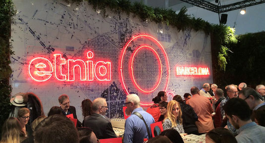 Messestand von Etnia Barcelona auf der opti 2016 in München