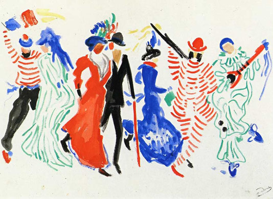 André Derain - Personaggi di Carnevale 1906