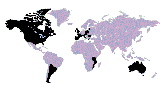 Participantes de los diversos lugares del mundo