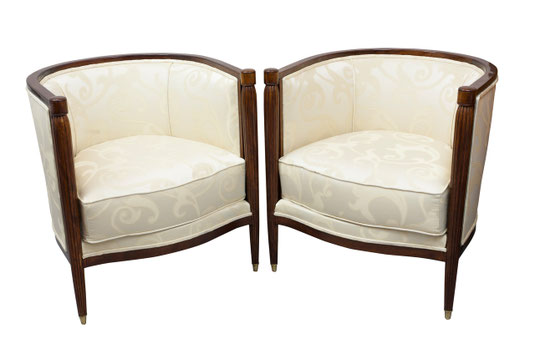 A very elegant pair of armchairs, Art Déco Wiesbaden Regine Schmitz-Avila