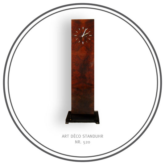 Standuhr Badenia signiert, Art Déco Wiesbaden Regine Schmitz-Avila