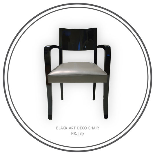 Black chair, Art Déco Wiesbaden Regine Schmitz-Avila