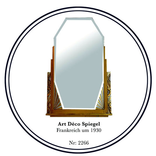 Original Art Déco mirrors from France around 1930