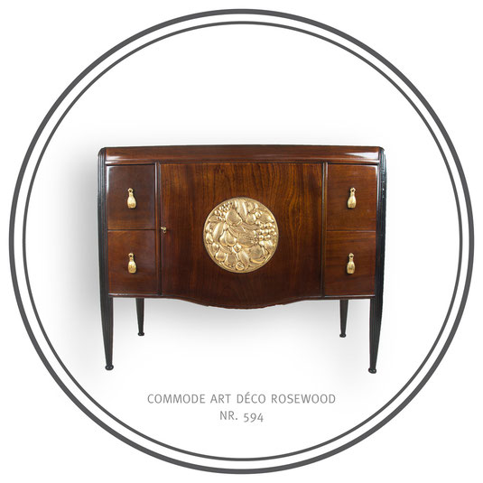 Commode Rosewood, Art Déco Wiesbaden Regine Schmitz-Avila